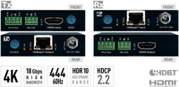 4K/18G POH/HDBT/HDMI EXTENDERS (INCLUDES KIT TX/RX 4K/40METERS 1080P/70METERS)